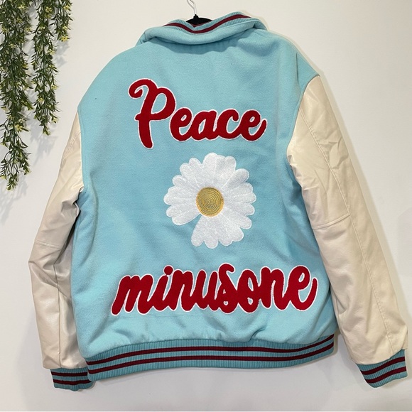 PMO Varsity Jacket Mint Outerwear - Picture 2 of 5